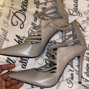 Silver Kenneth Cole Heels